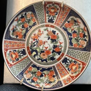 Imari Japanese collector plate